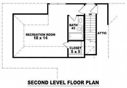 Floorplan 2 for House Plan #053-01945