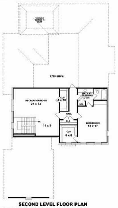 Floorplan 2 for House Plan #053-01949