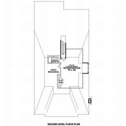 Floorplan 2 for House Plan #053-01950