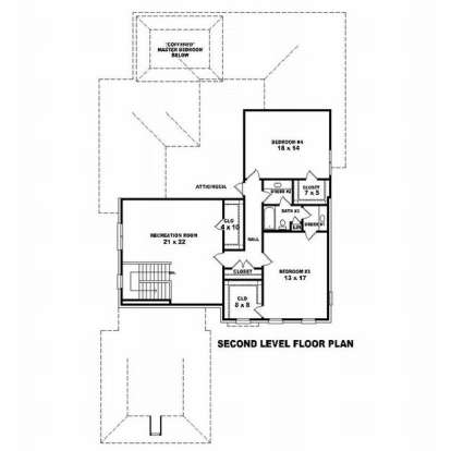 Floorplan 2 for House Plan #053-01952