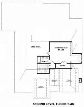 Floorplan 2 for House Plan #053-01953