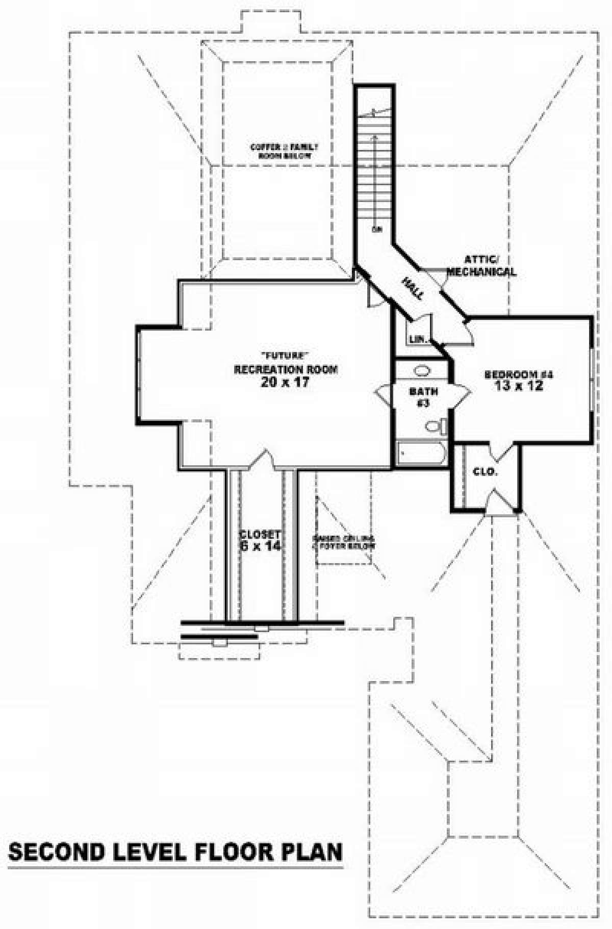 Floorplan 2 for House Plan #053-01954