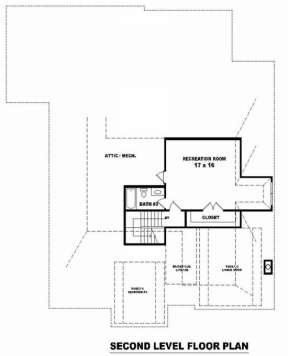 Floorplan 2 for House Plan #053-01955