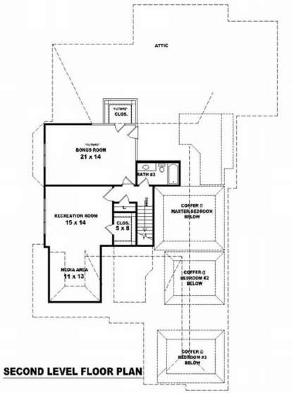 Floorplan 2 for House Plan #053-01956