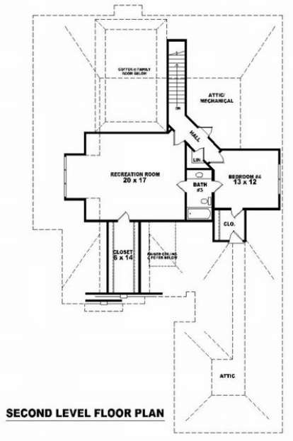 Floorplan 2 for House Plan #053-01958