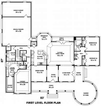 House Plan House Plan #9834 Drawing 1