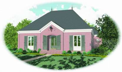 House Plan House Plan #9840 Front Elevation