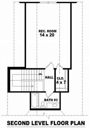 Floorplan 2 for House Plan #053-01969