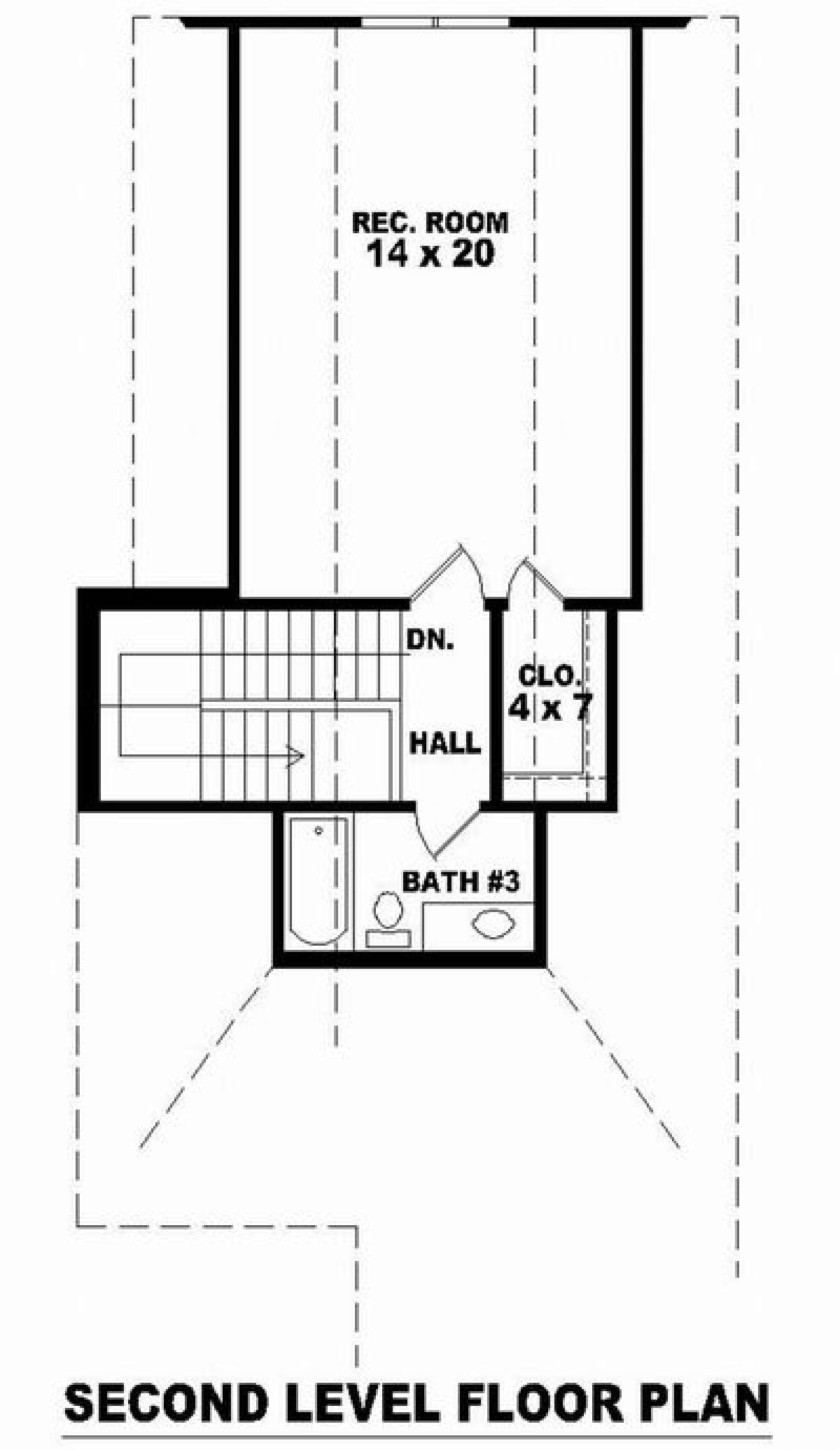 Floorplan 2 for House Plan #053-01970