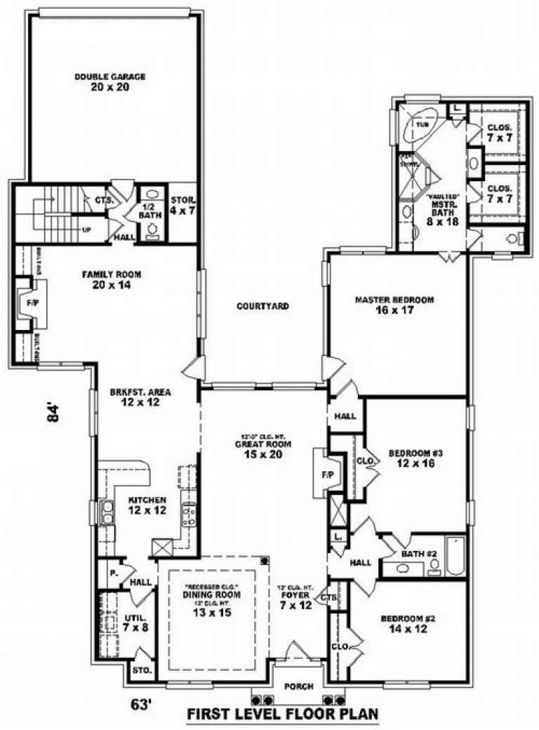 House Plan House Plan #9843 Drawing 1