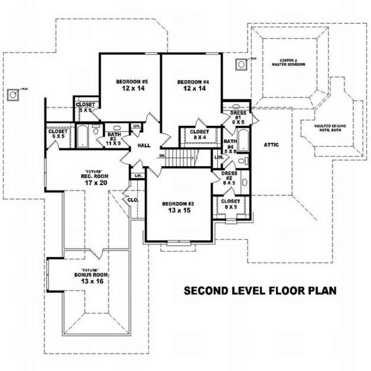 Floorplan 2 for House Plan #053-01973