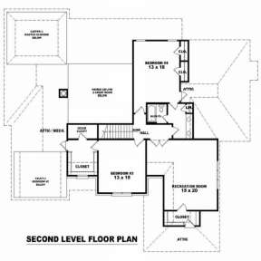 Floorplan 2 for House Plan #053-01976