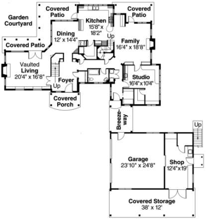 House Plan House Plan #985 Drawing 1
