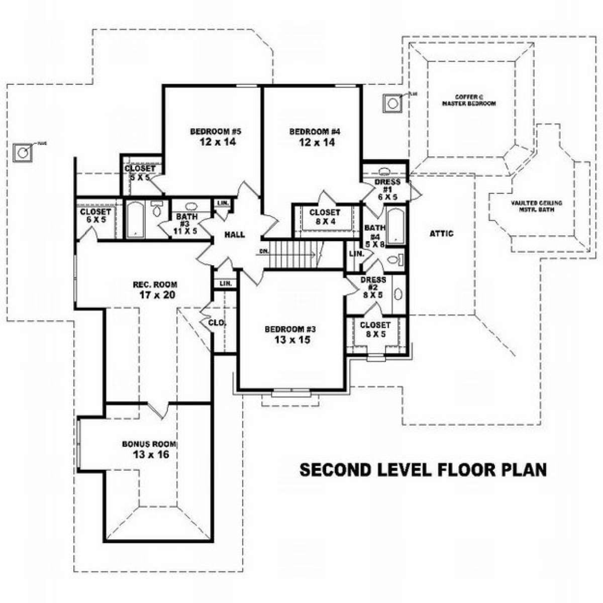 Floorplan 2 for House Plan #053-01979
