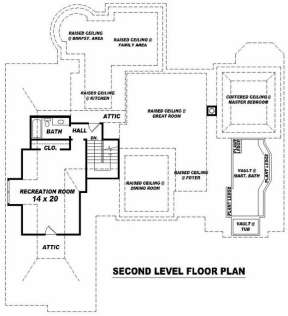 Floorplan 2 for House Plan #053-01987
