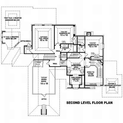 Floorplan 2 for House Plan #053-01989