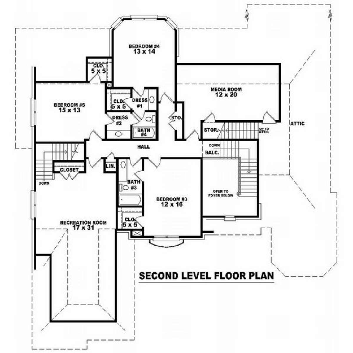 Floorplan 2 for House Plan #053-01994