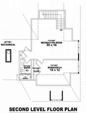 Floorplan 2 for House Plan #053-01996