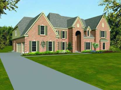 5 Bed, 4 Bath, 5333 Square Foot House Plan - #053-01998