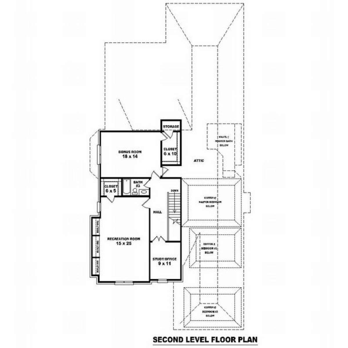 Floorplan 2 for House Plan #053-02006