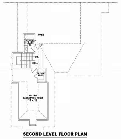 Floorplan 2 for House Plan #053-02007