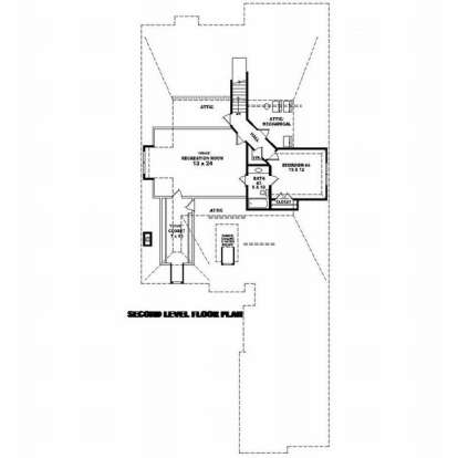 Floorplan 2 for House Plan #053-02012