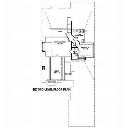 Floorplan 2 for House Plan #053-02014