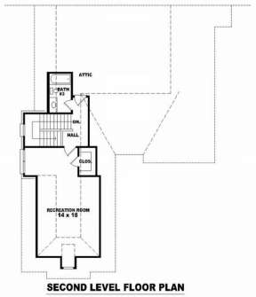 Floorplan 2 for House Plan #053-02017