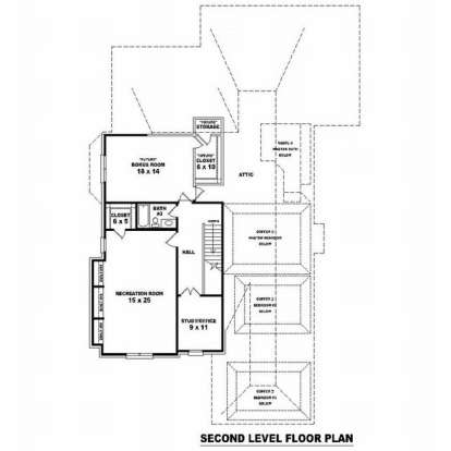 Floorplan 2 for House Plan #053-02019