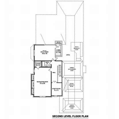 Floorplan 2 for House Plan #053-02020