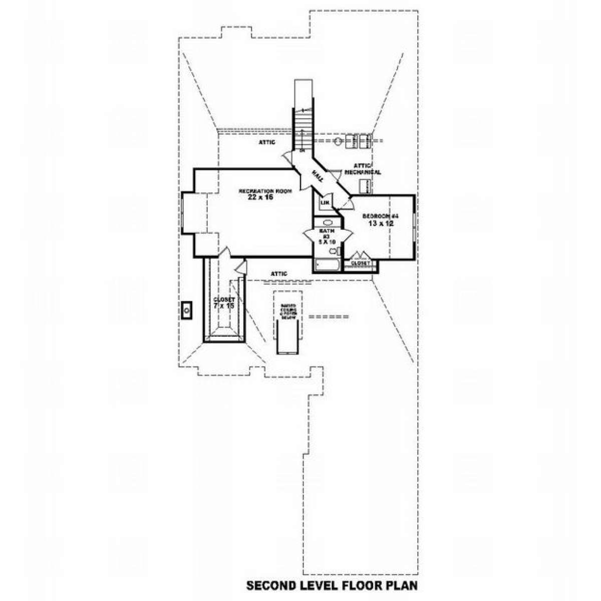 Floorplan 2 for House Plan #053-02023