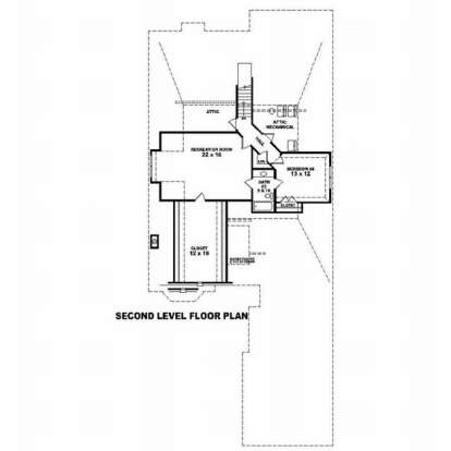 Floorplan 2 for House Plan #053-02027