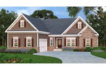 3 Bed, 2 Bath, 2107 Square Foot House Plan - #009-00082