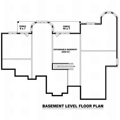 Floorplan 1 for House Plan #053-02034