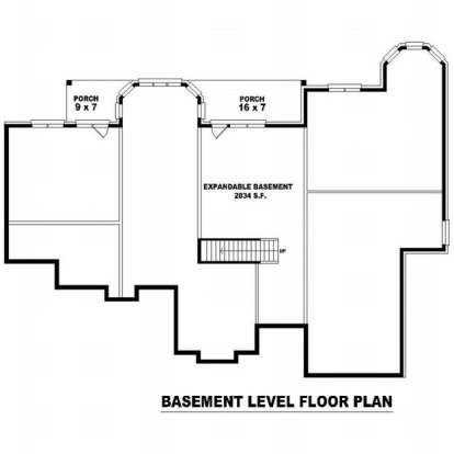 Floorplan 1 for House Plan #053-02040