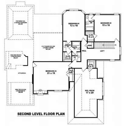 Floorplan 2 for House Plan #053-02043