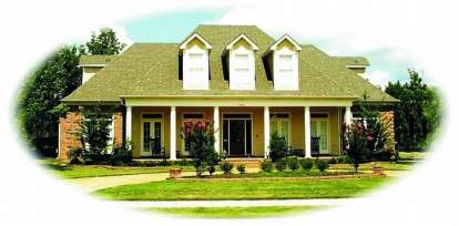 Southern House Plan #053-02045 Elevation Photo