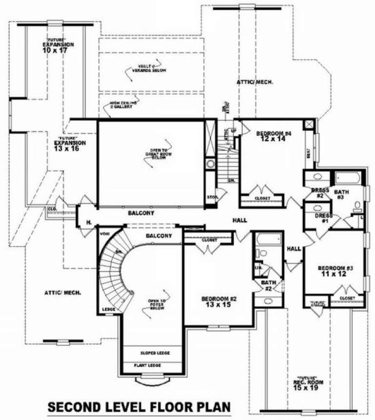 House Plan House Plan #9921 Drawing 2