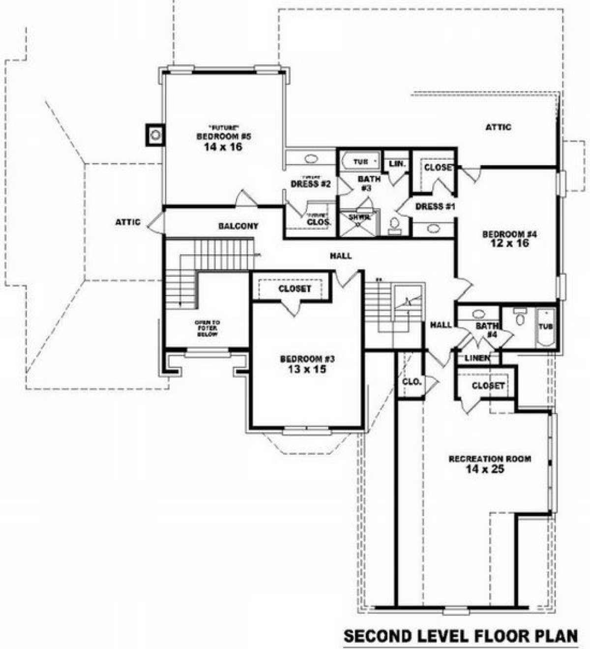 Floorplan 2 for House Plan #053-02053