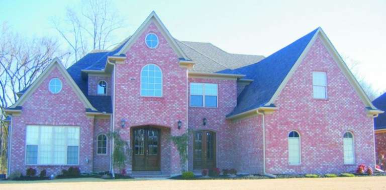 European House Plan #053-02054 Elevation Photo