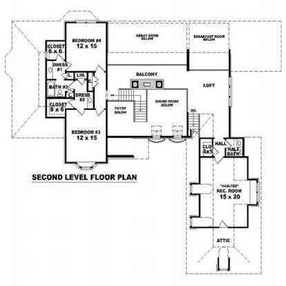 Floorplan 2 for House Plan #053-02059