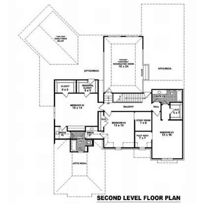 Floorplan 2 for House Plan #053-02060