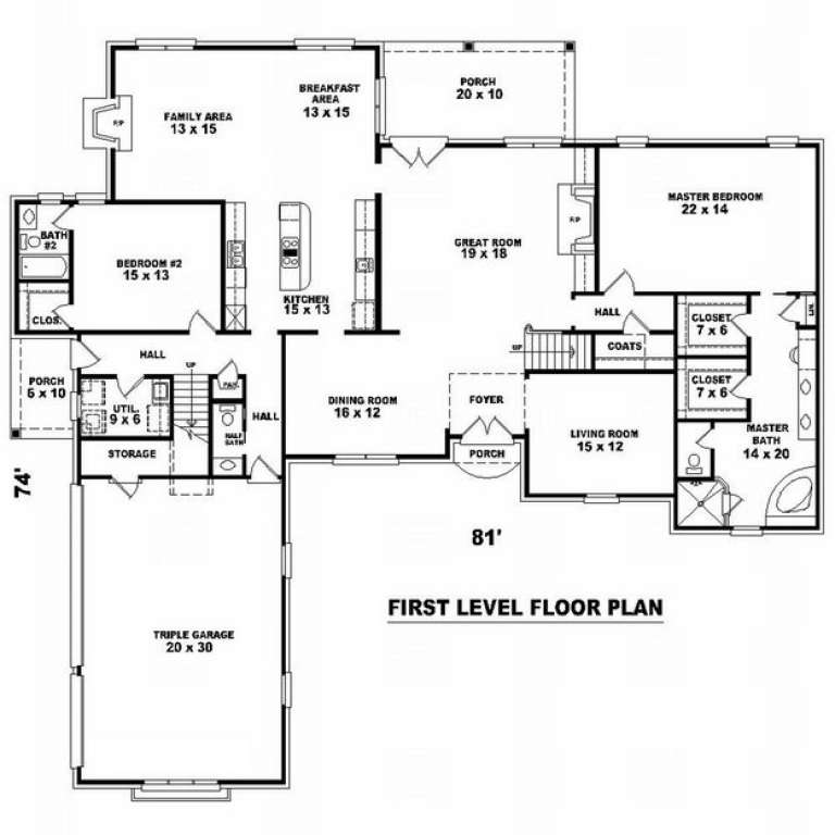 House Plan House Plan #9932 Drawing 1