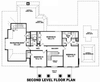Floorplan 2 for House Plan #053-02063