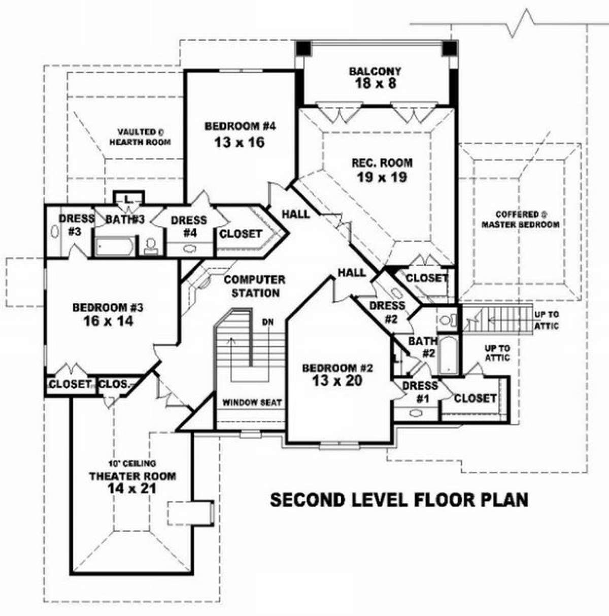 Floorplan 2 for House Plan #053-02067