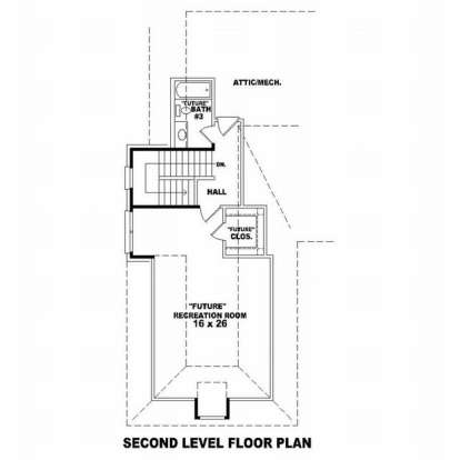 Floorplan 2 for House Plan #053-02068