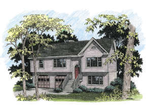 Traditional House Plan #036-00029 Elevation Photo