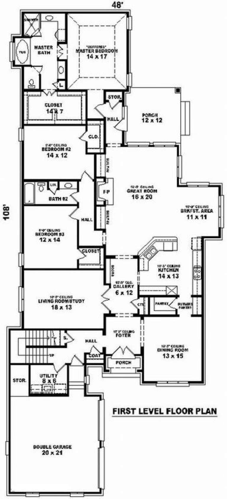 House Plan House Plan #9942 Drawing 1