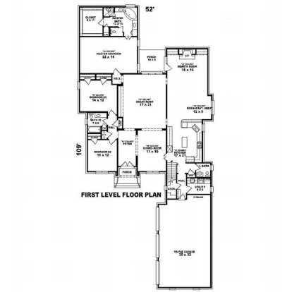 Floorplan 1 for House Plan #053-02072