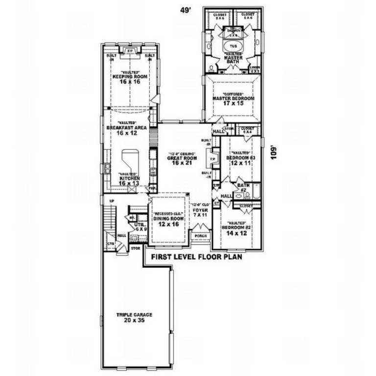 House Plan House Plan #9947 Drawing 1
